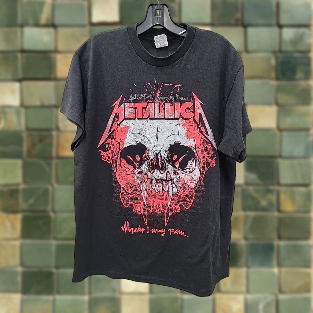 Vintage VINTAGE Metallica Wherever I May Roam Tour T-shirt Mens L Black 2012 Shirt Size US L / EU 52-54 / 3 - 1 Thumbnail