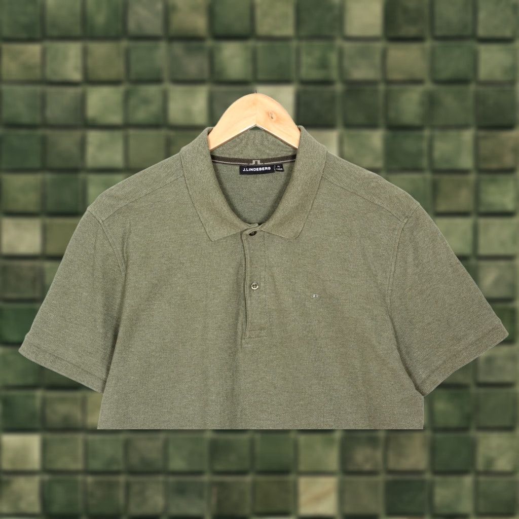J.Lindeberg J.LINDEBERG Troy Polo Shirt Short Sleeve Men XL Green Polo VR2212 Size US XL / EU 56 / 4 - 1 Thumbnail