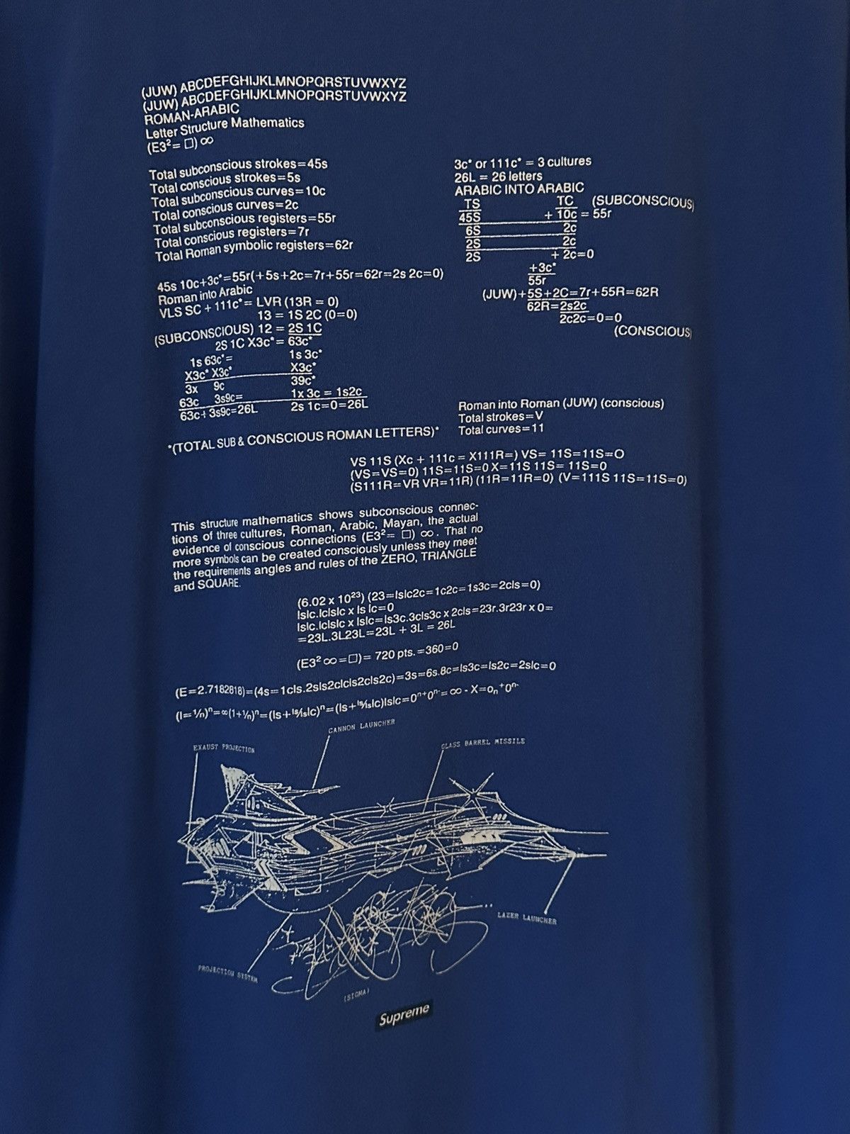 Supreme Supreme Rammellzee Tee Size US M / EU 48-50 / 2 - 4 Thumbnail