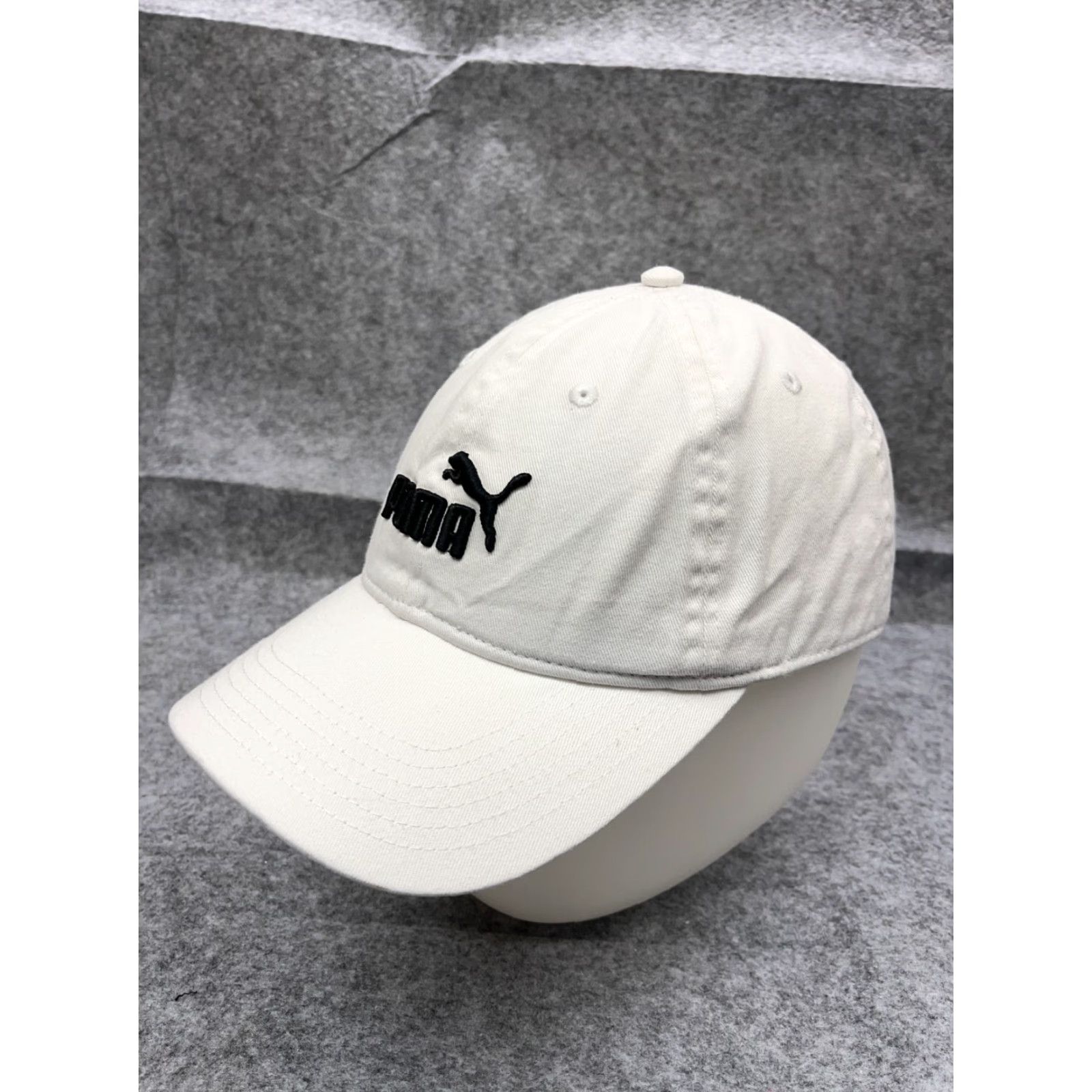 Puma PUMA Hat Cap Strap Back Adult One Size White Cotton Logo Outdoor Size ONE SIZE - 4 Thumbnail
