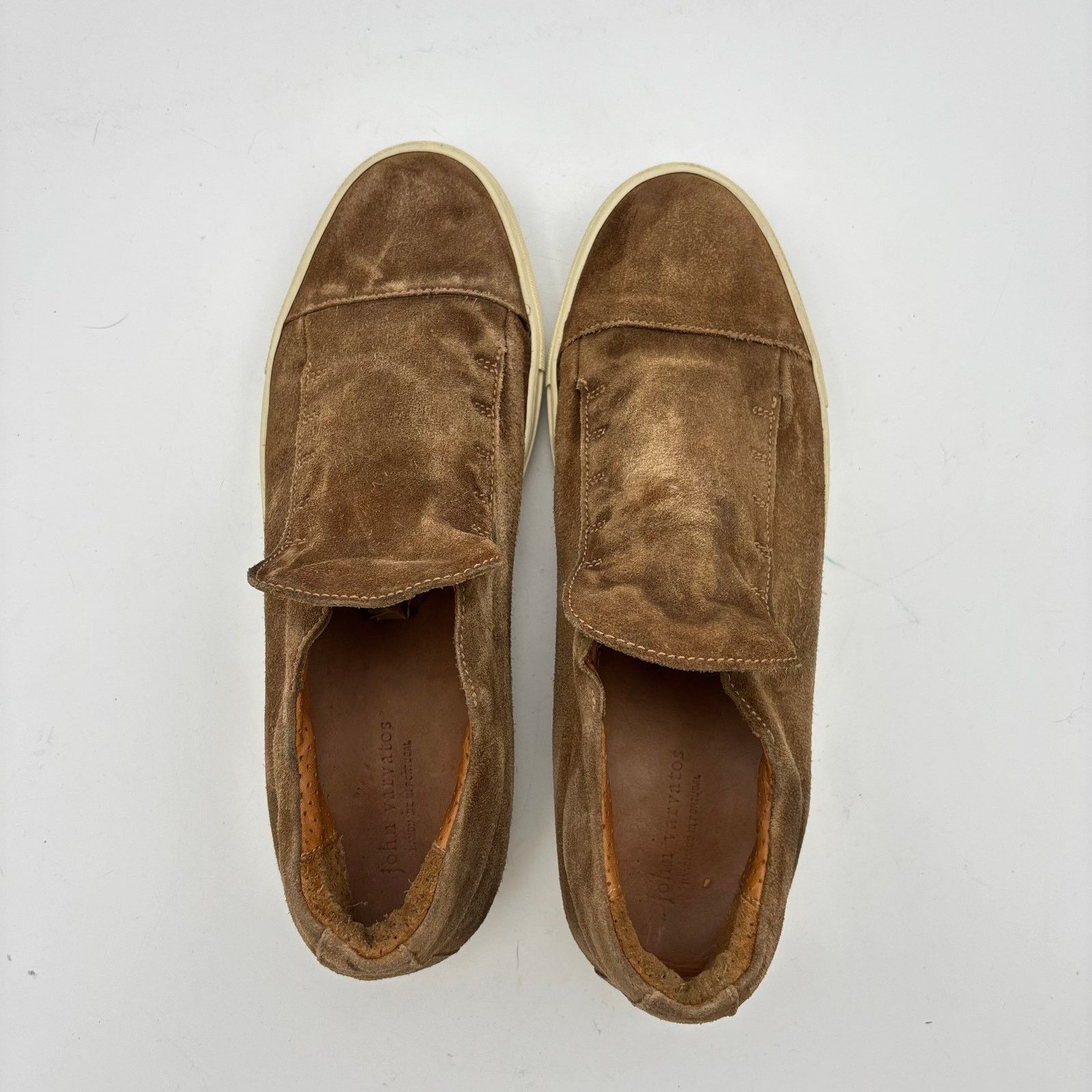 John Varvatos John Varvatos 315 Reed Laceless Slip On Suede Sneakers 11.5 Size US 11.5 / EU 44-45 - 6 Thumbnail