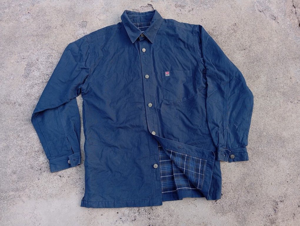 Quiksilver × Vintage VTG 90s Y2K 2000s Quiksilver 🏄 Workwear Flannel Jacket 🛠️ Size US L / EU 52-54 / 3 - 2 Thumbnail