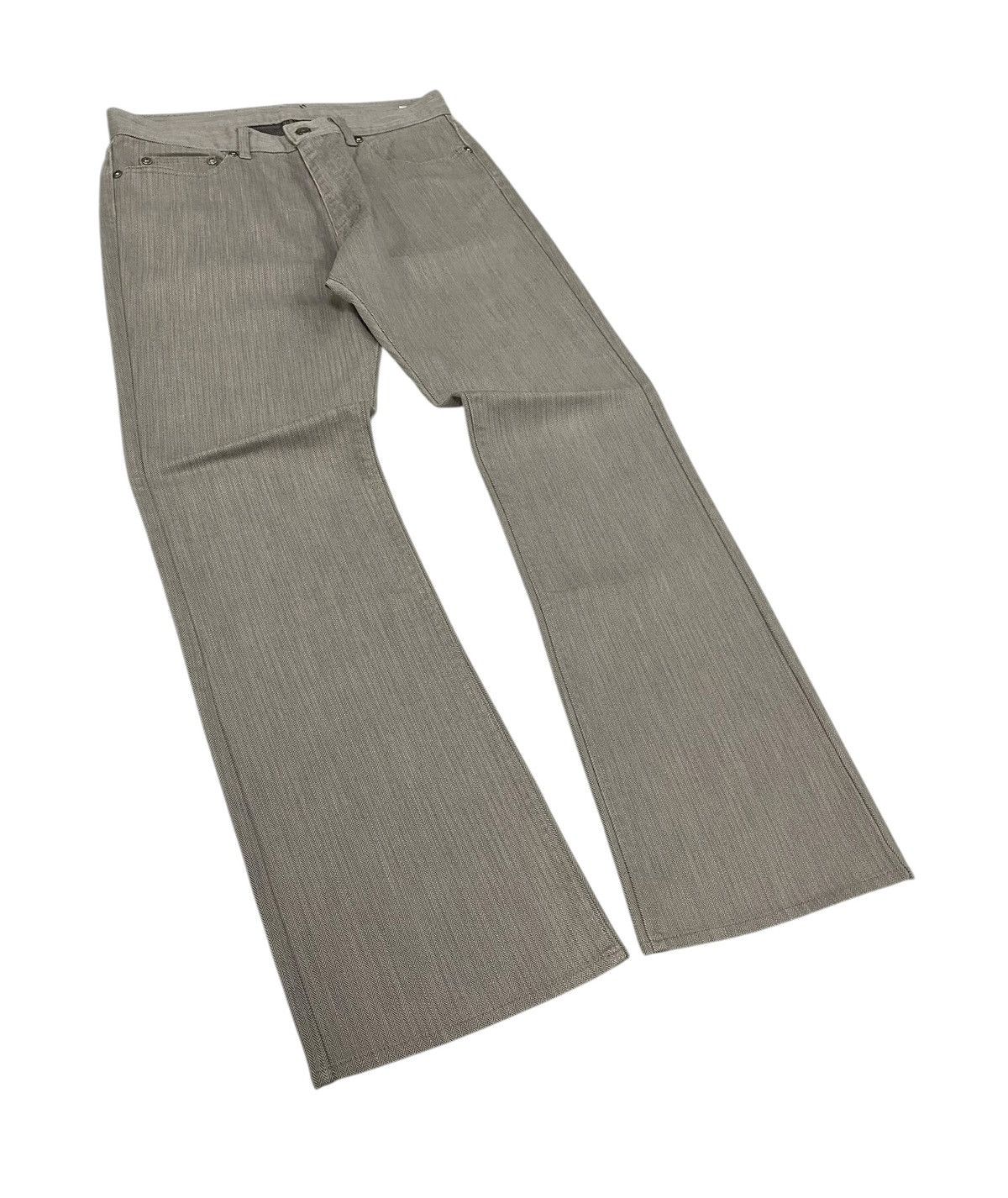 Hysteric Glamour × Japanese Brand × Tornado Mart Semantic Design Japan Herringbone Flare Jeans Size US 31 - 2 Thumbnail