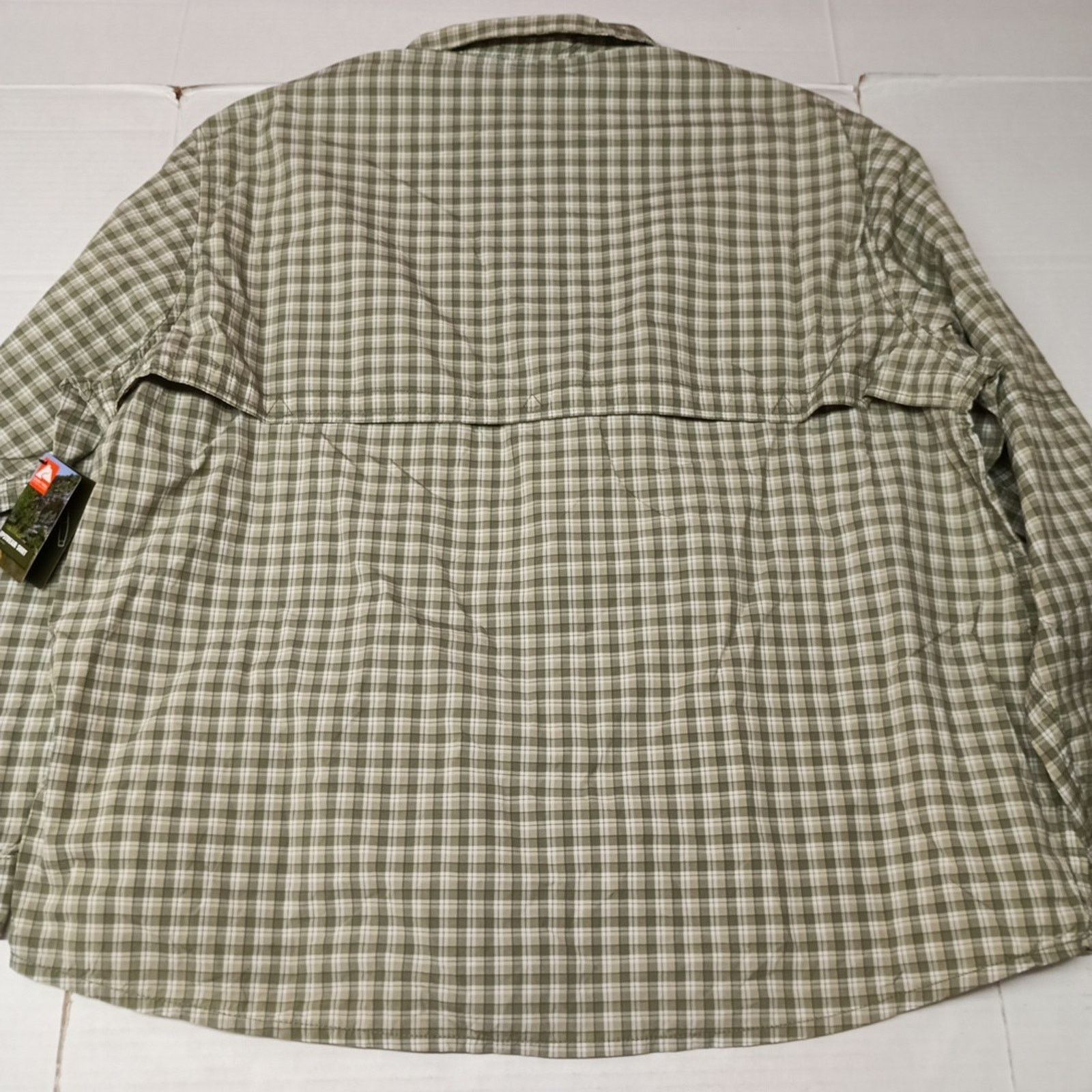 Other Ozark Trail Upstream Shirt Men's 3XL (54-56) Green Plaid Size US XXL / EU 58 / 5 - 9 Thumbnail