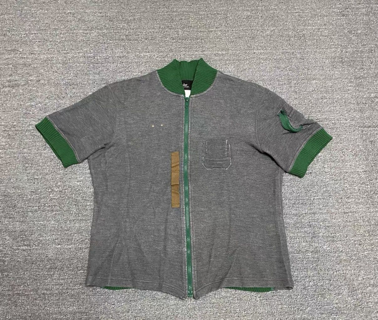 Kolor Kolor Made in Japan Zip Short Sleeve Shirt J16 Size US M / EU 48-50 / 2 - 1 Thumbnail