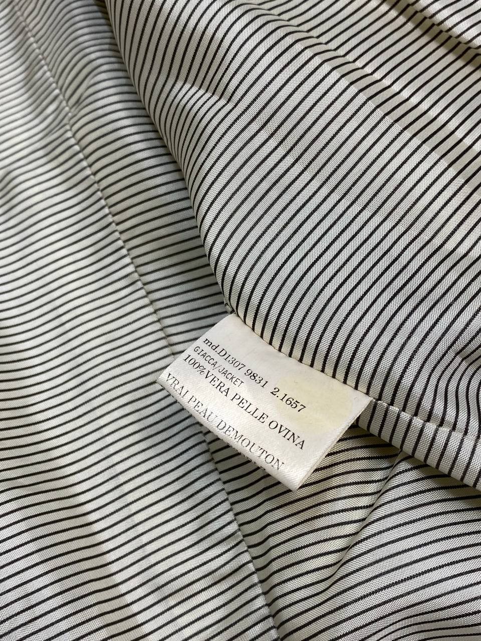 Mila Schon Mila Schon Real Sheepskin Striped Leather Jacket Size M / US 6-8 / IT 42-44 - 23 Thumbnail