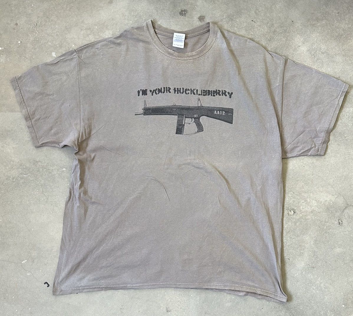 Vintage VINTAGE IM UR HUCKLEBERRY GLOCK TEE Size US XL / EU 56 / 4 - 1 Thumbnail