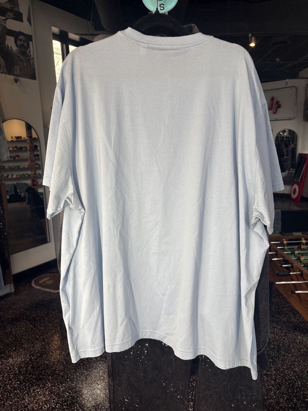 Burberry Burberry Baby Blue Letter Tee Size US XXL / EU 58 / 5 - 2 Thumbnail