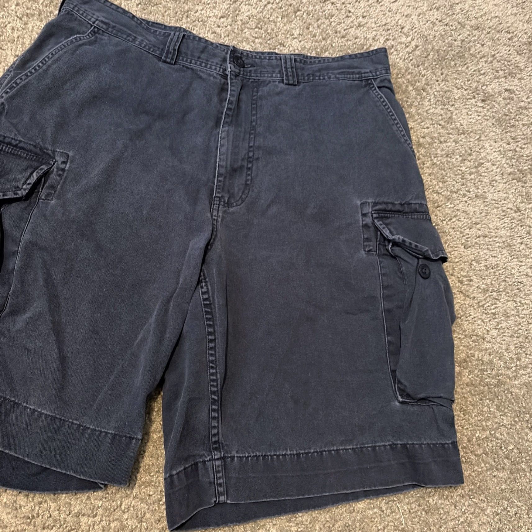 Polo Ralph Lauren Polo Ralph Lauren Cargo Shorts Mens 34 Navy Blue Cargo Pocket Belted Relaxed Fit Cotton Baggy Chino 90s Army Hip Hop Retro Vintage No Size US S / EU 44-46 / 1 - 5 Thumbnail