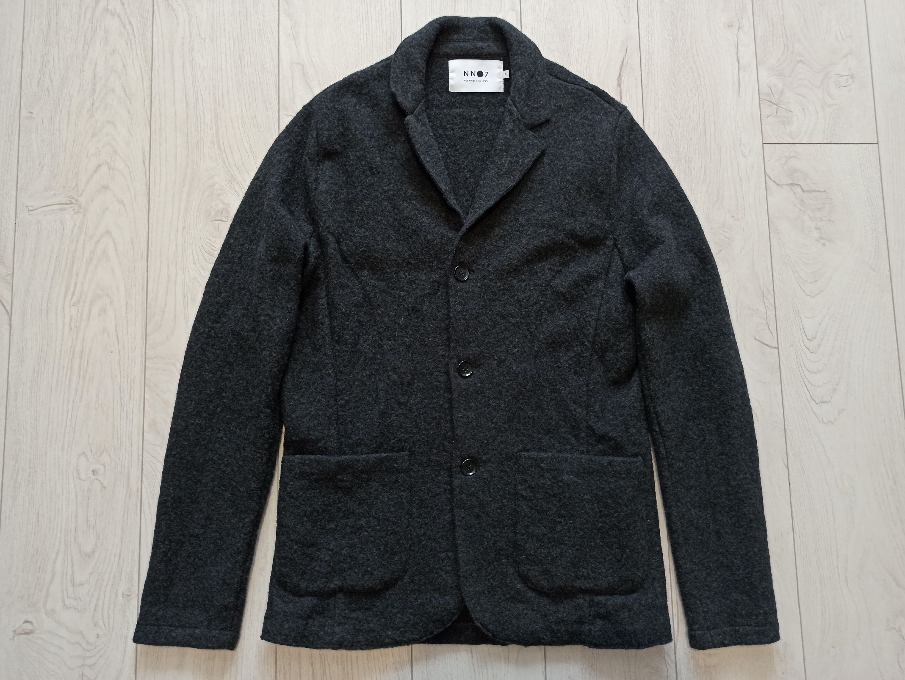 NN07 Nn07 Darren Unstructured Boiled Wool Blazer Size 48S - 1 Thumbnail