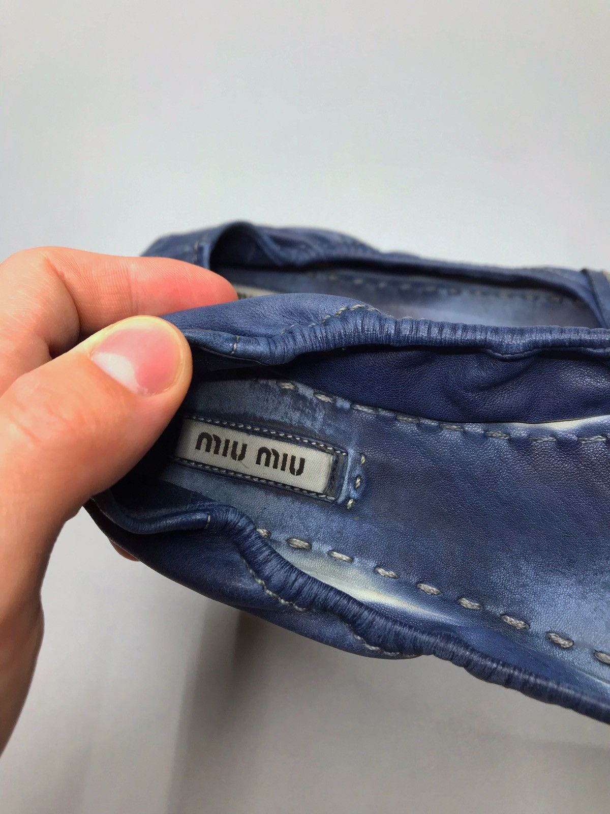 Miu Miu × Prada Miu miu Leather Ballet Flats Size US 6.5 / IT 36.5 - 4 Thumbnail