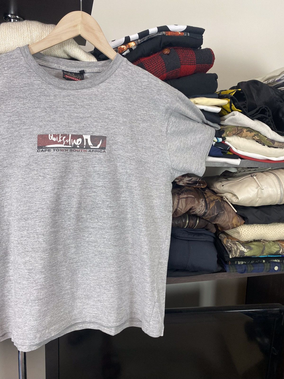 Quiksilver Vintage Quiksilver Big Logo TEE Size US L / EU 52-54 / 3 - 5 Thumbnail