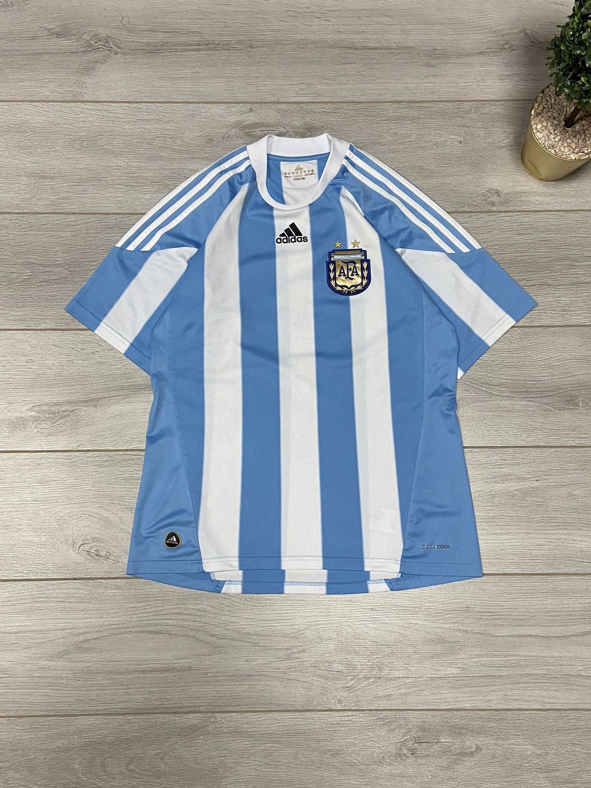 Vintage Vintage Adidas Argentina AFA 2010 Home Kit Soccer Jersey Size US M / EU 48-50 / 2 - 1 Thumbnail