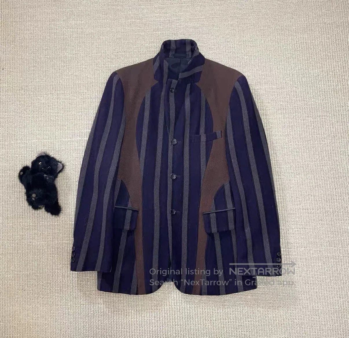 Comme des Garcons Blue Striped Button. Size US S / EU 44-46 / 1 - 2 Thumbnail