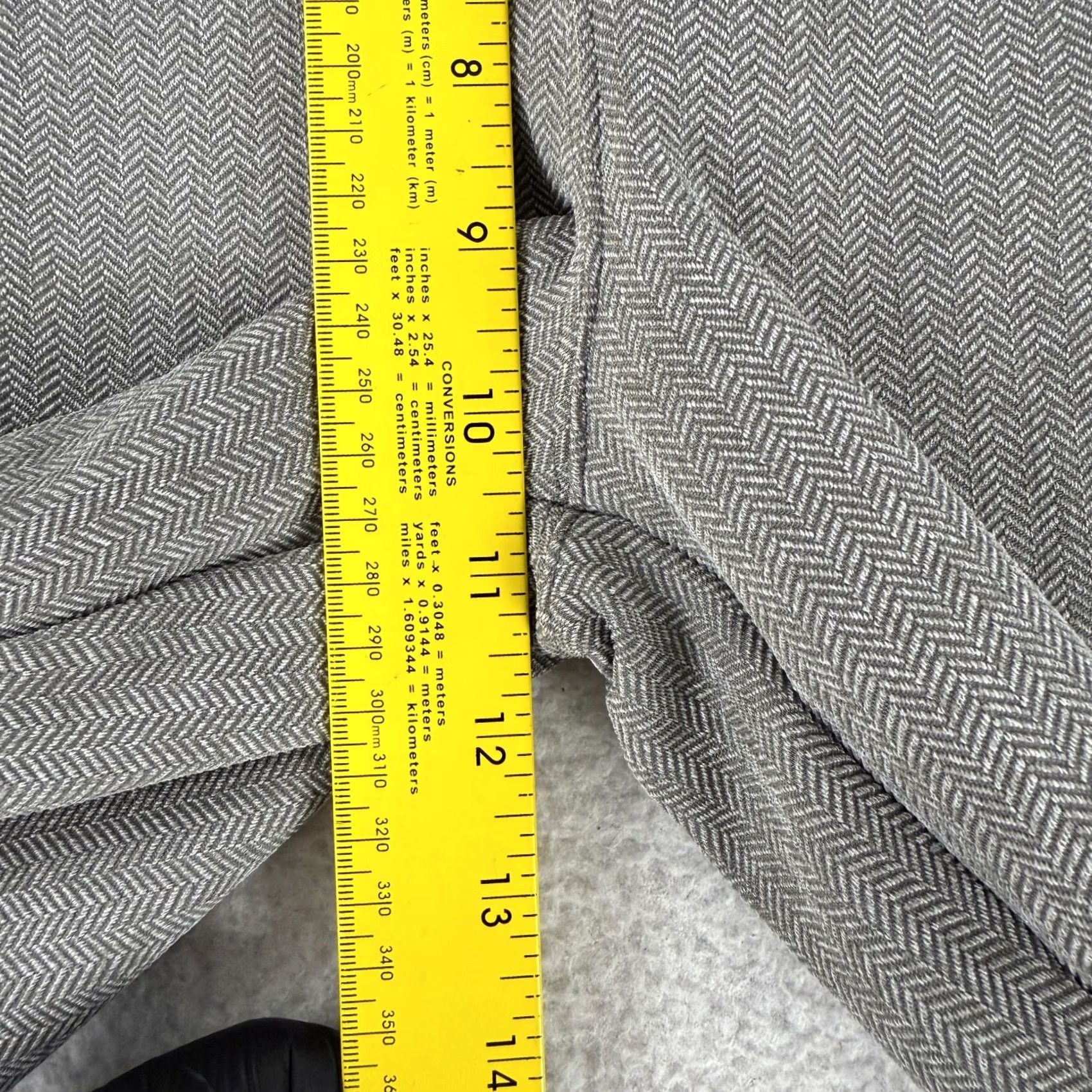 Athleta Athleta Delancey Herringbone Tight Leggings Womens Medium Gray Pull On Stretch Size 32" / US 10 / IT 46 - 7 Thumbnail