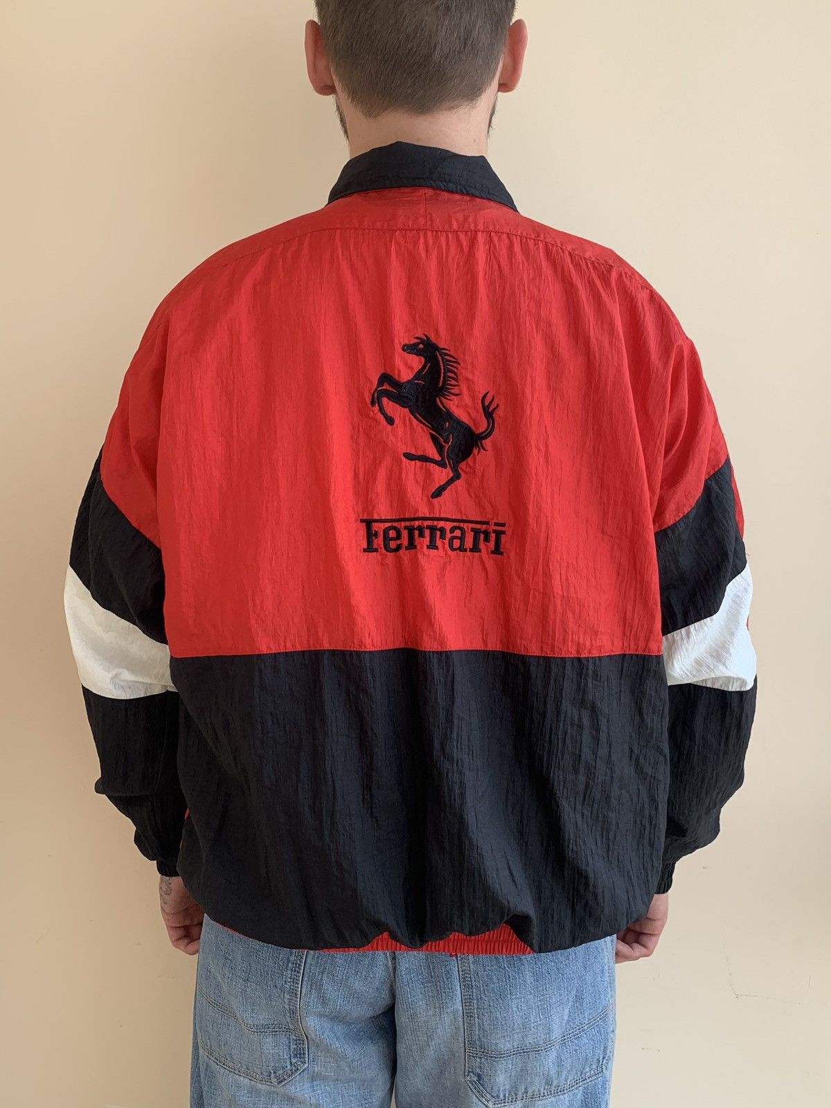 Ferrari Formula 1 World Championship Racing Nylon Jacket Vintage 90s Size US L / EU 52-54 / 3 - 4 Thumbnail