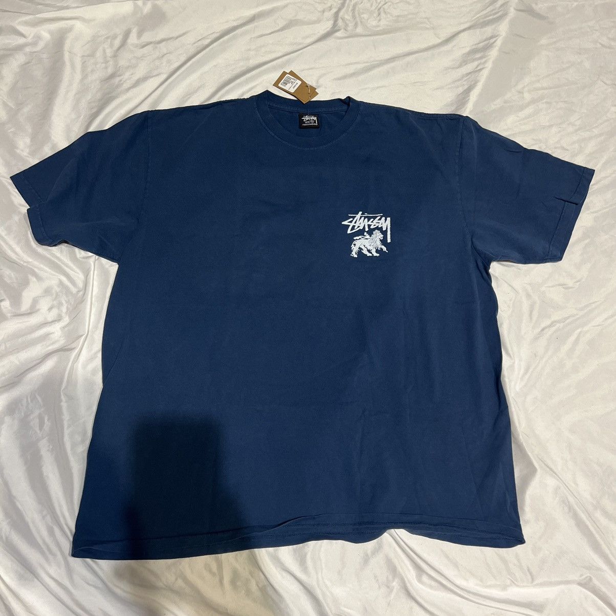Stussy Stussy Lion Dot Pigment Dyed Shirt Size US XL / EU 56 / 4 - 1 Thumbnail