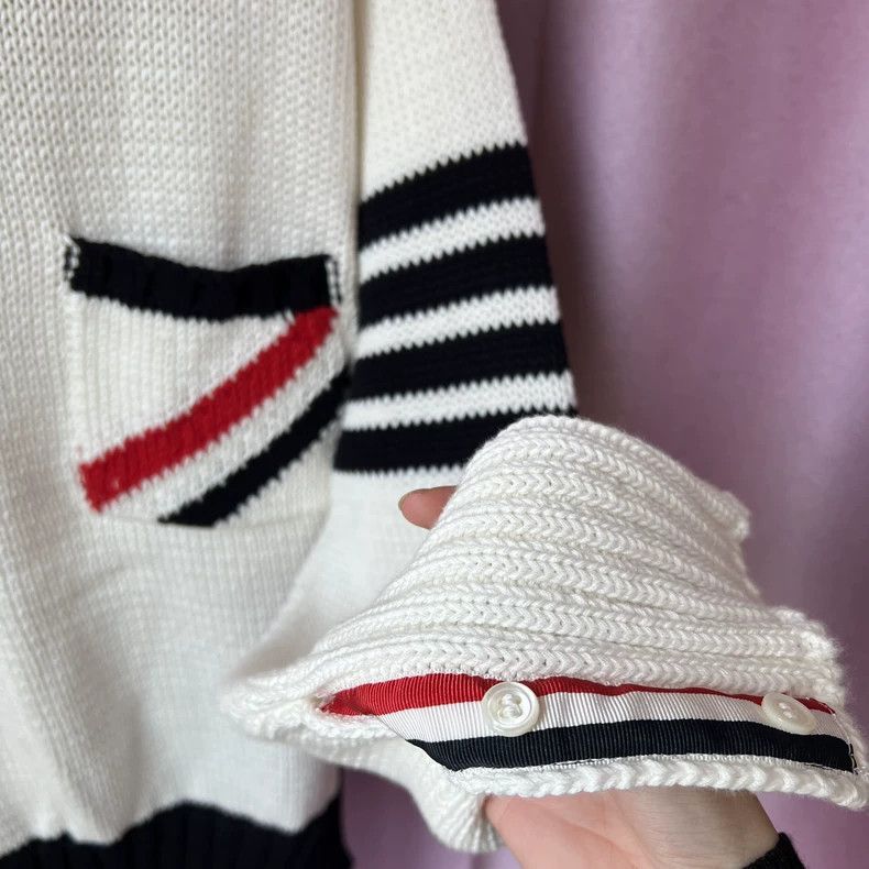 Thom Browne Thom Browne size1 Knitted sweater Size US S / EU 44-46 / 1 - 3 Thumbnail