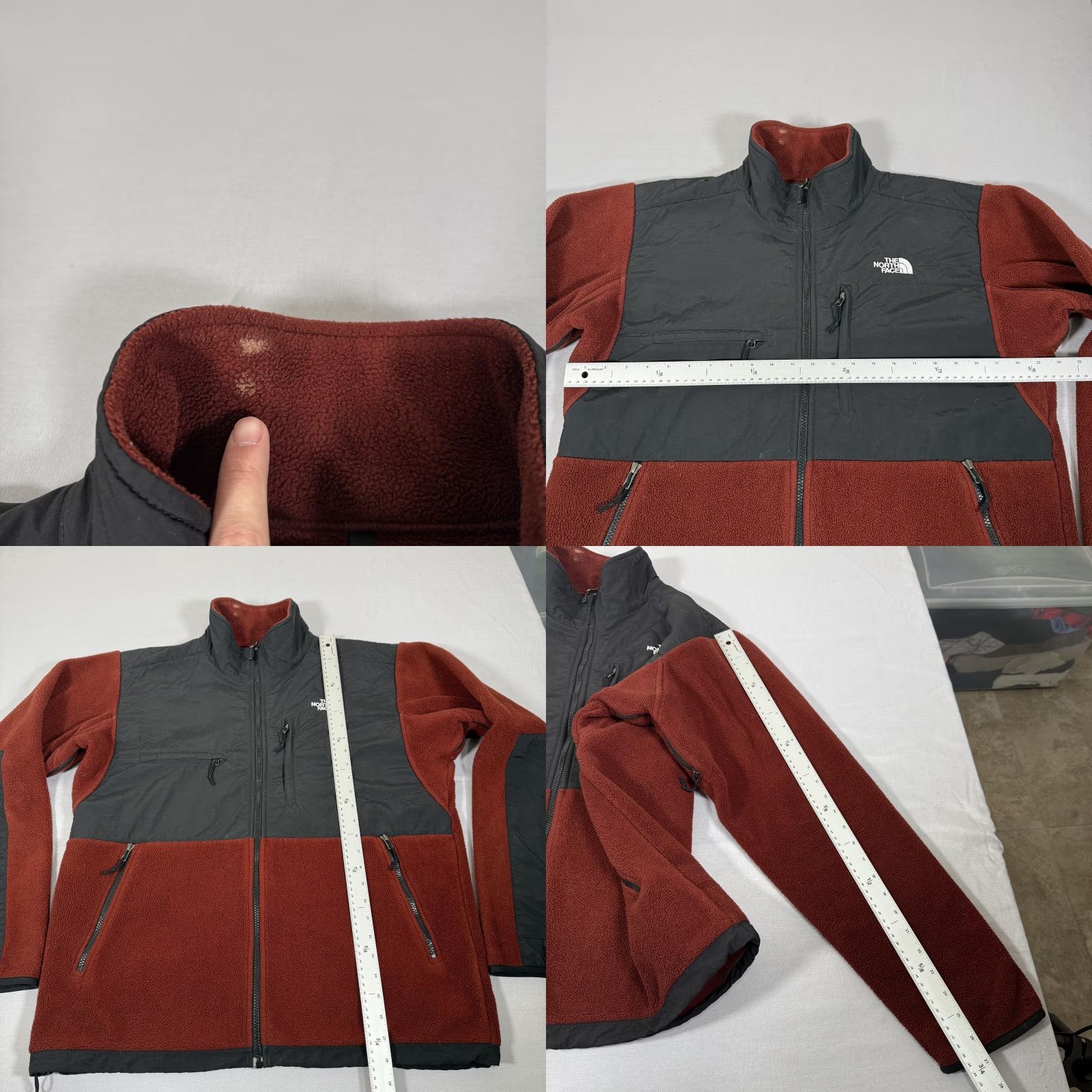 The North Face The North Face Denali Jacket Mens Large Red Black Polartec Fleece Zip Up Hiking Winter Outdoor Regular Size L Size US L / EU 52-54 / 3 - 8 Thumbnail