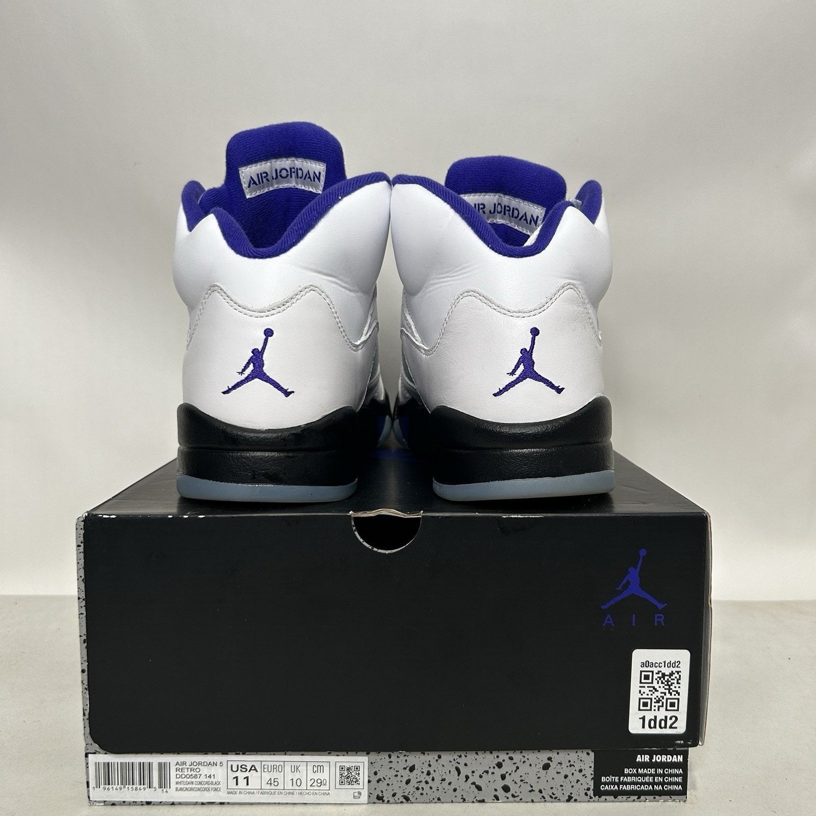 Nike Air Jordan V Retro “Dark Concord/White Purple”