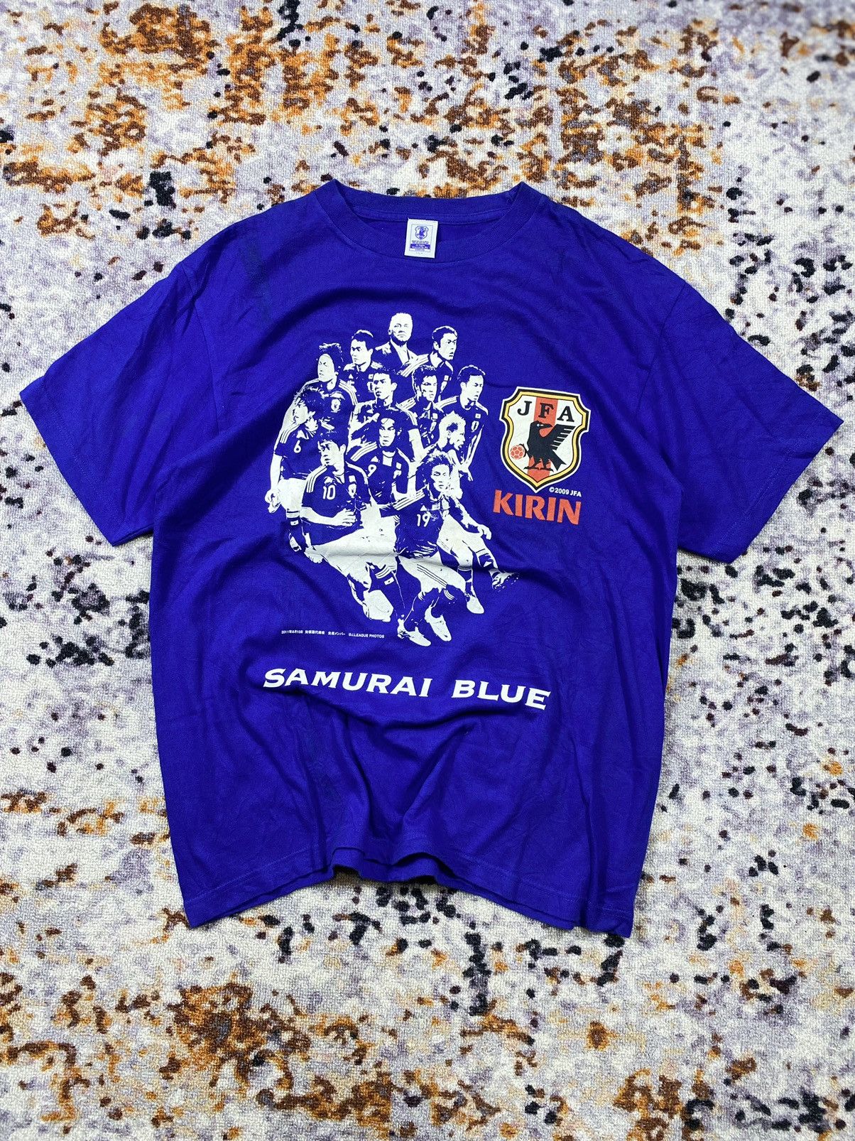 Adidas vintage Kirin JFA 2009’s Samurai Blue t shirt Size US L / EU 52-54 / 3 - 1 Thumbnail