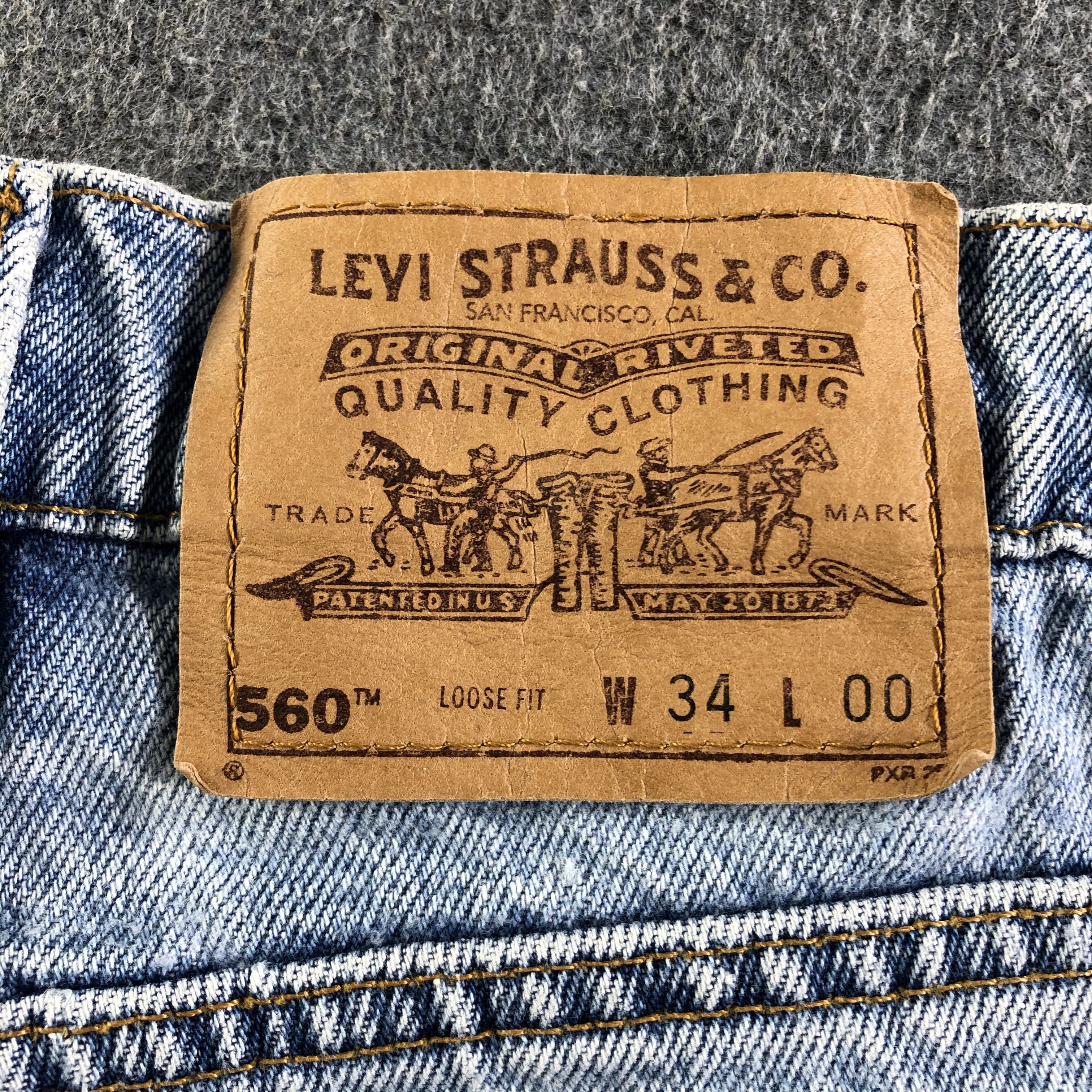 Levi's × Vintage Vintage Blue Wash Levis 560 Jeans-J4422 Size 34" / US 12 / IT 48 - 5 Thumbnail