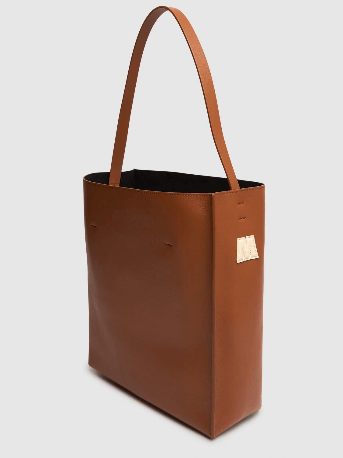 Marni MARNI Museo Medium Mocha Brown Leather Shoulder Bag Size ONE SIZE - 3 Thumbnail