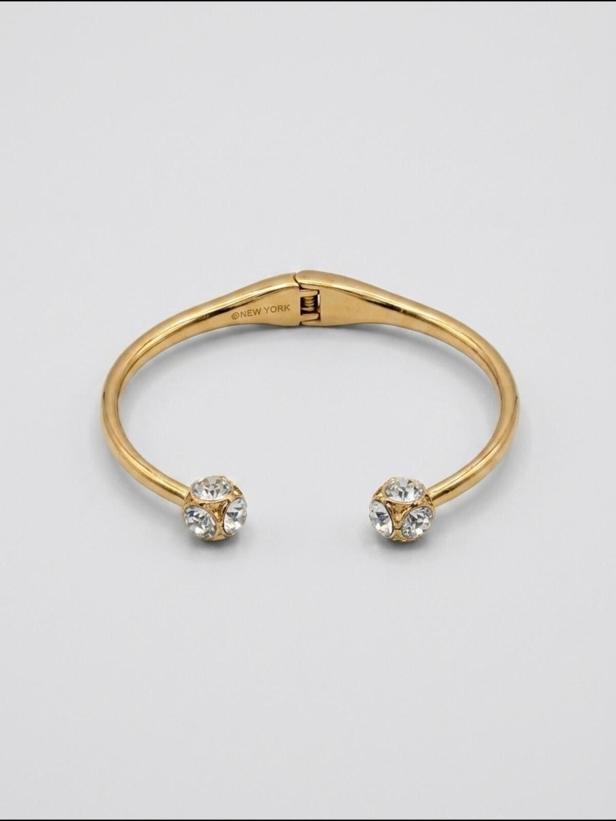 Other kate spade gold-tone open cuff with crystal endcaps Size ONE SIZE - 1 Thumbnail