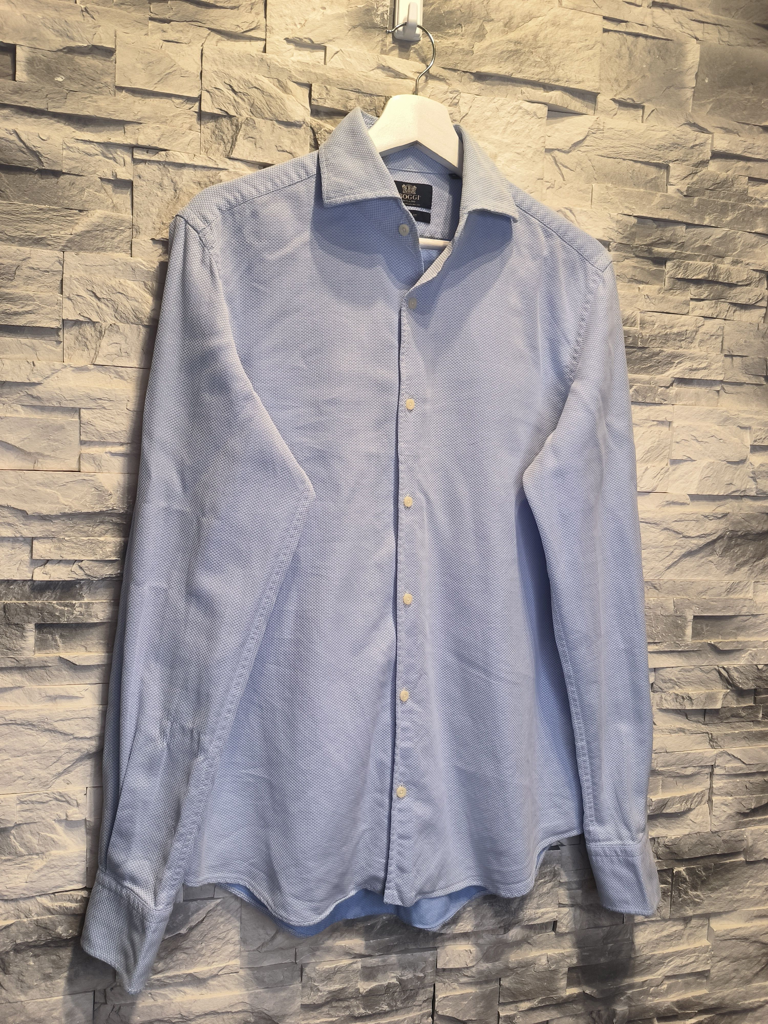 Boggi Boggi Basic Long Sleeve Button-Up Oxford Shirt Formal Size US M / EU 48-50 / 2 - 3 Thumbnail