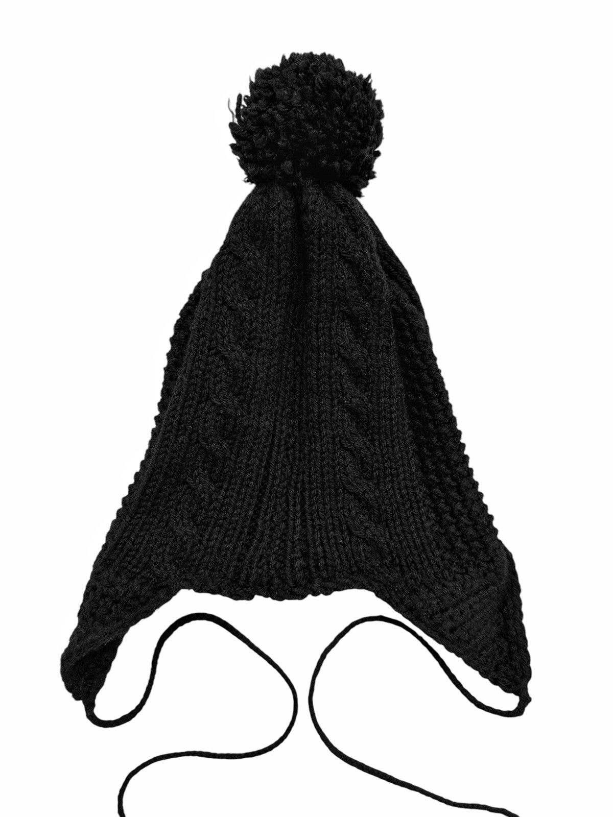 Chrome Hearts RARE Filigree 3rd Eye Silver Cross Patch Pom Beanie Size ONE SIZE - 6 Thumbnail
