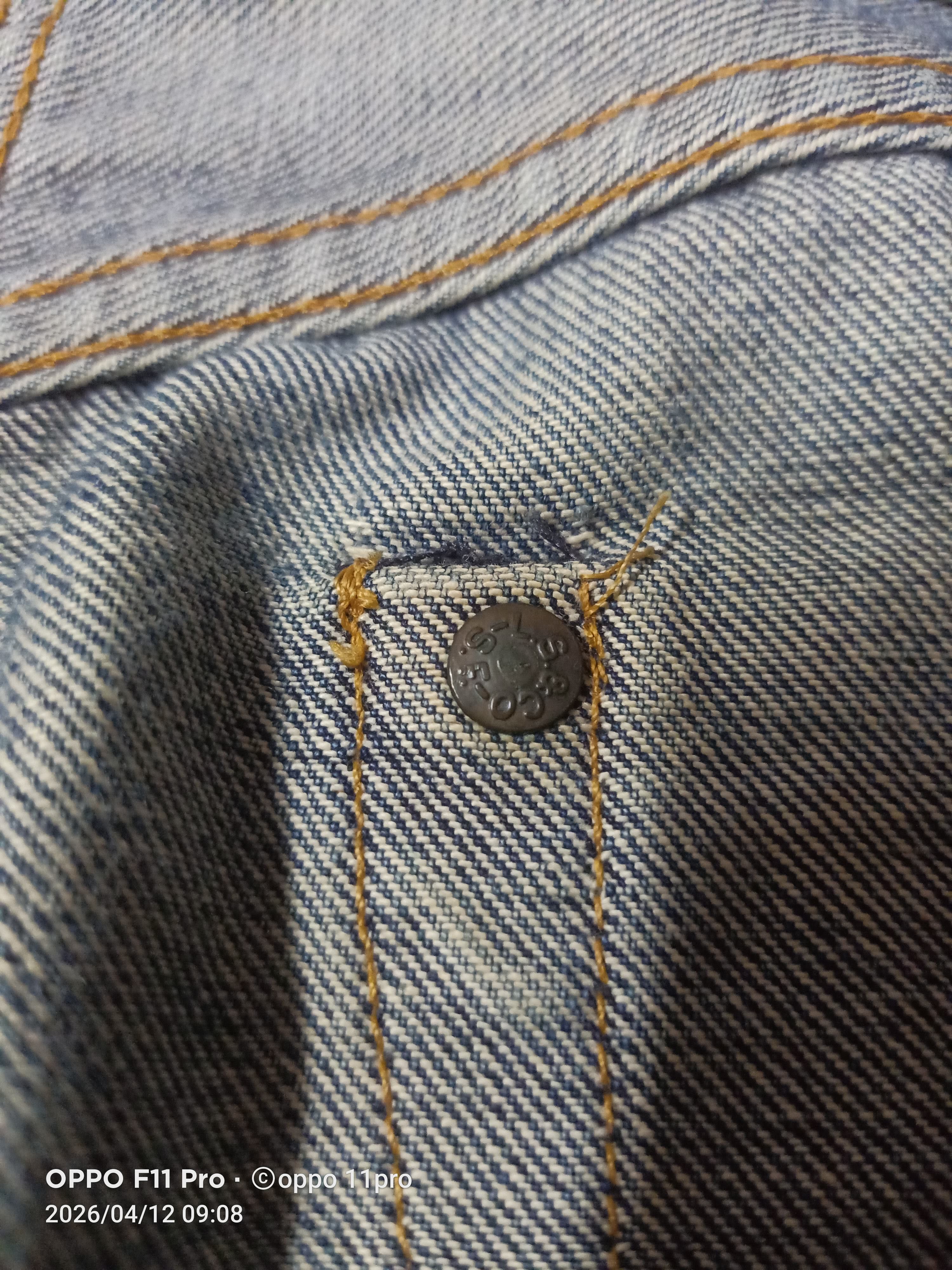 Levi's Vintage Clothing Levis💥 Vintage 201XX LVC BuckleBack Redselvedge 31X30💥 Size US 31 - 16 Thumbnail