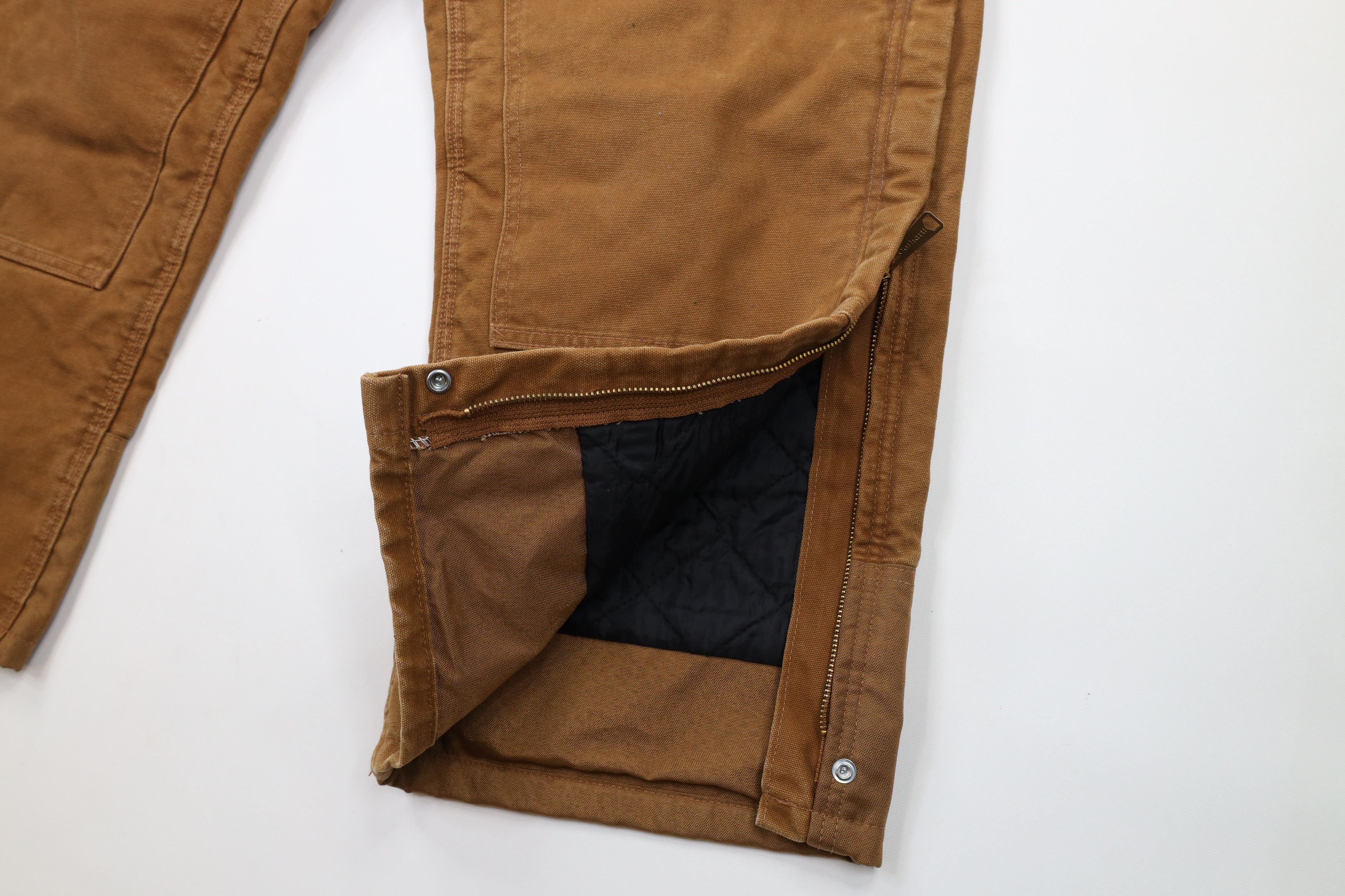 Carhartt Vintage Carhartt Lined Double Knee Wide Leg Pants Brown Size US 42 / EU 58 - 5 Thumbnail