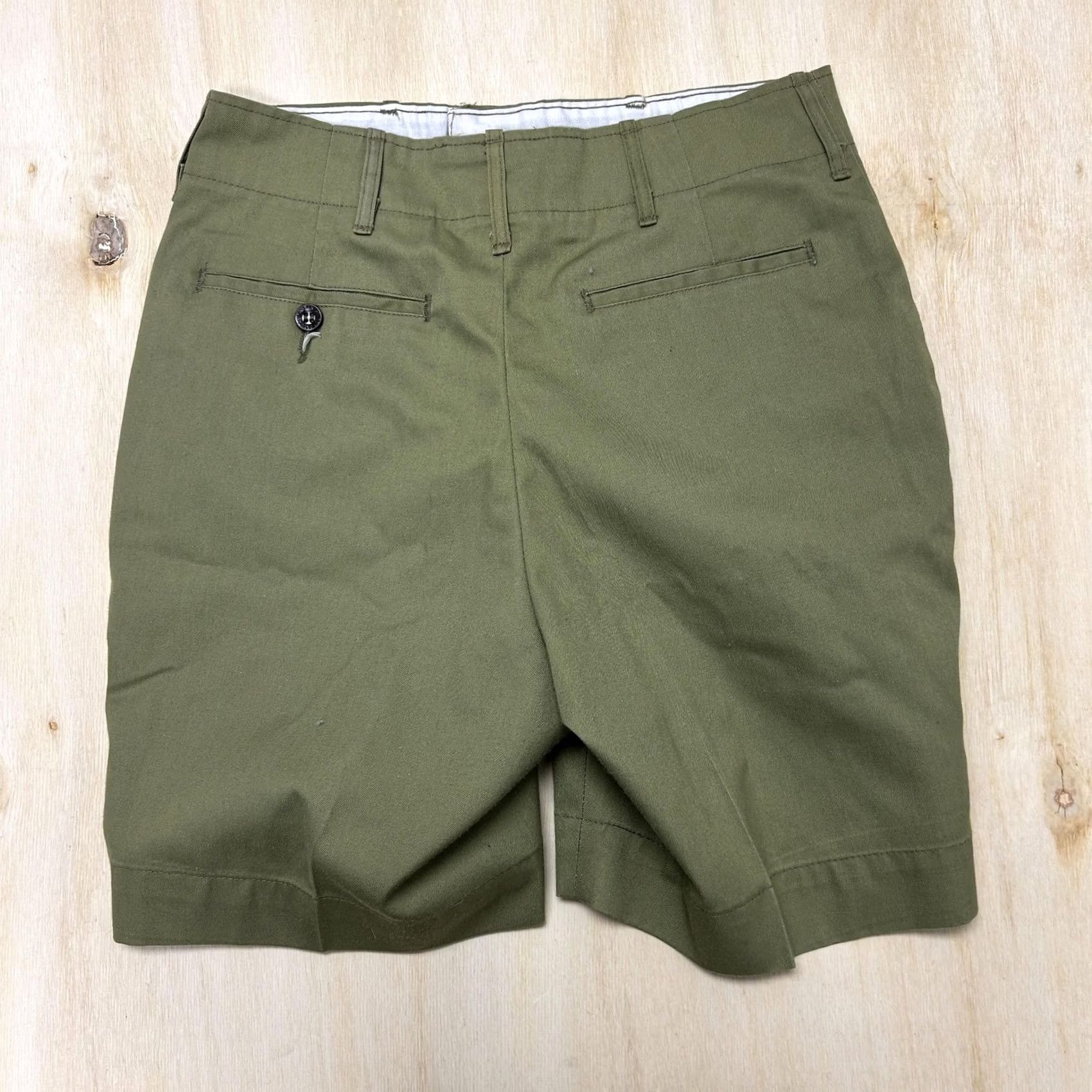 Vintage VINTAGE Boy Scouts of America Shorts Womens 26 Green Twill Zip Fly Casual Wear Slim 9in Inseam Womens Brown Green Size 26" / US 2 / IT 38 - 3 Thumbnail