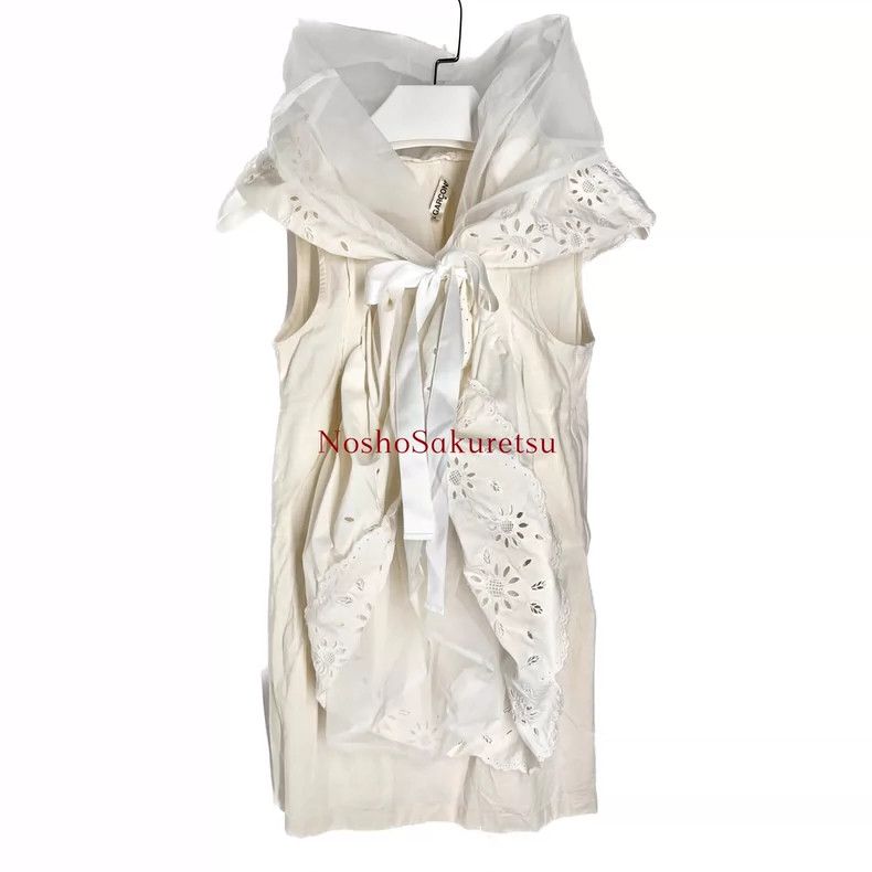 Comme des Garcons Comme Des Garcons Lace patchwork heavy lace sleeveless top Size M / US 6-8 / IT 42-44 - 2 Thumbnail