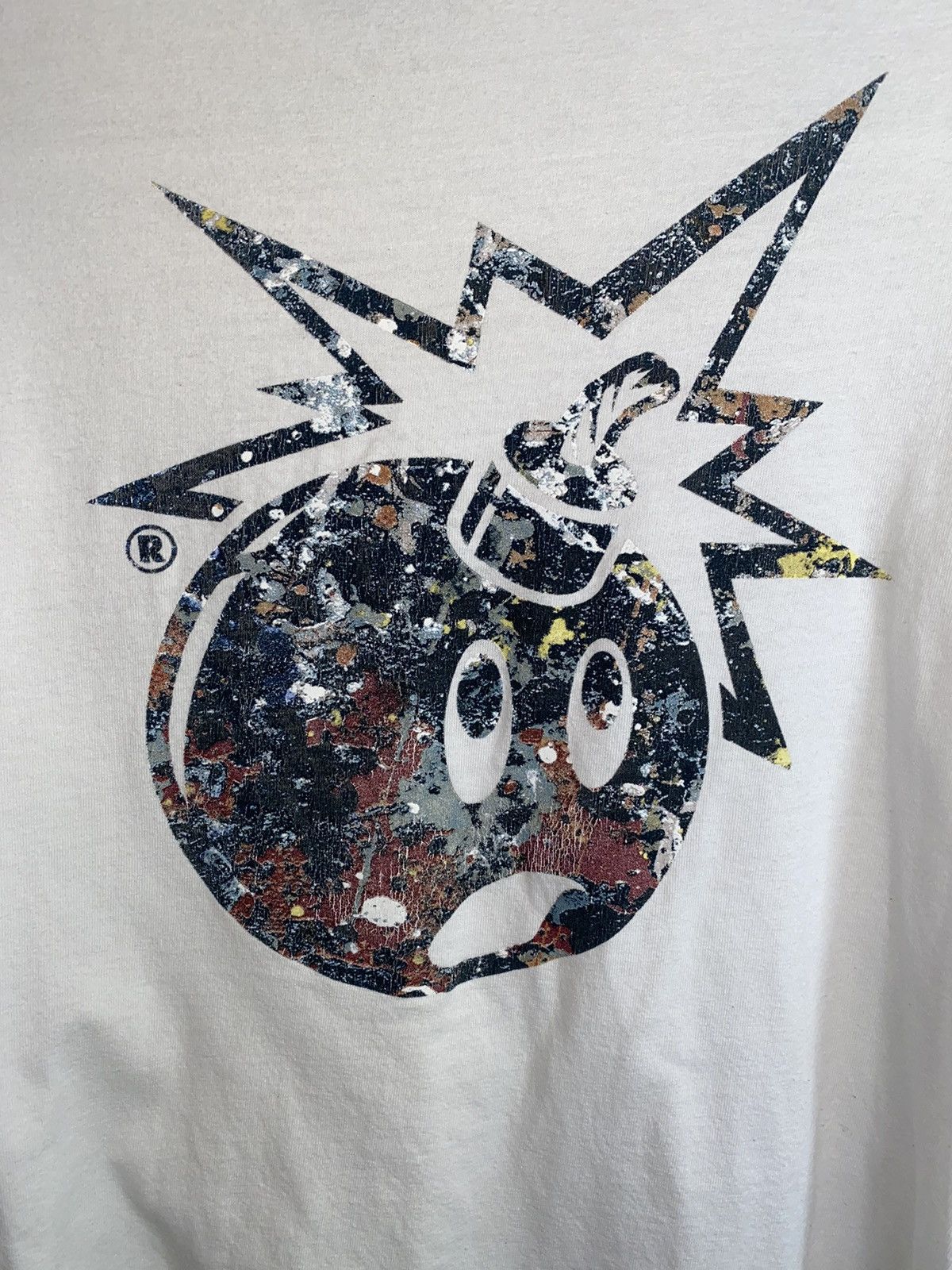 The Hundreds The Hundreds Bomb White T-Shirt Size US L / EU 52-54 / 3 - 4 Thumbnail