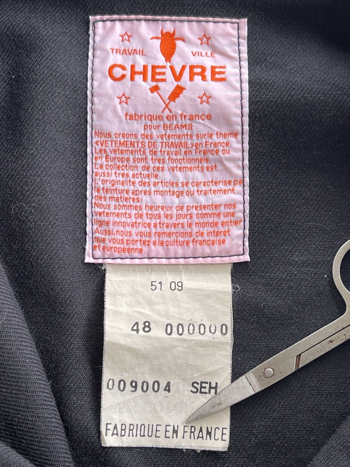 Beams Plus Vintage Chevre Pour Beams Workwear France Size US S / EU 44-46 / 1 - 7 Thumbnail