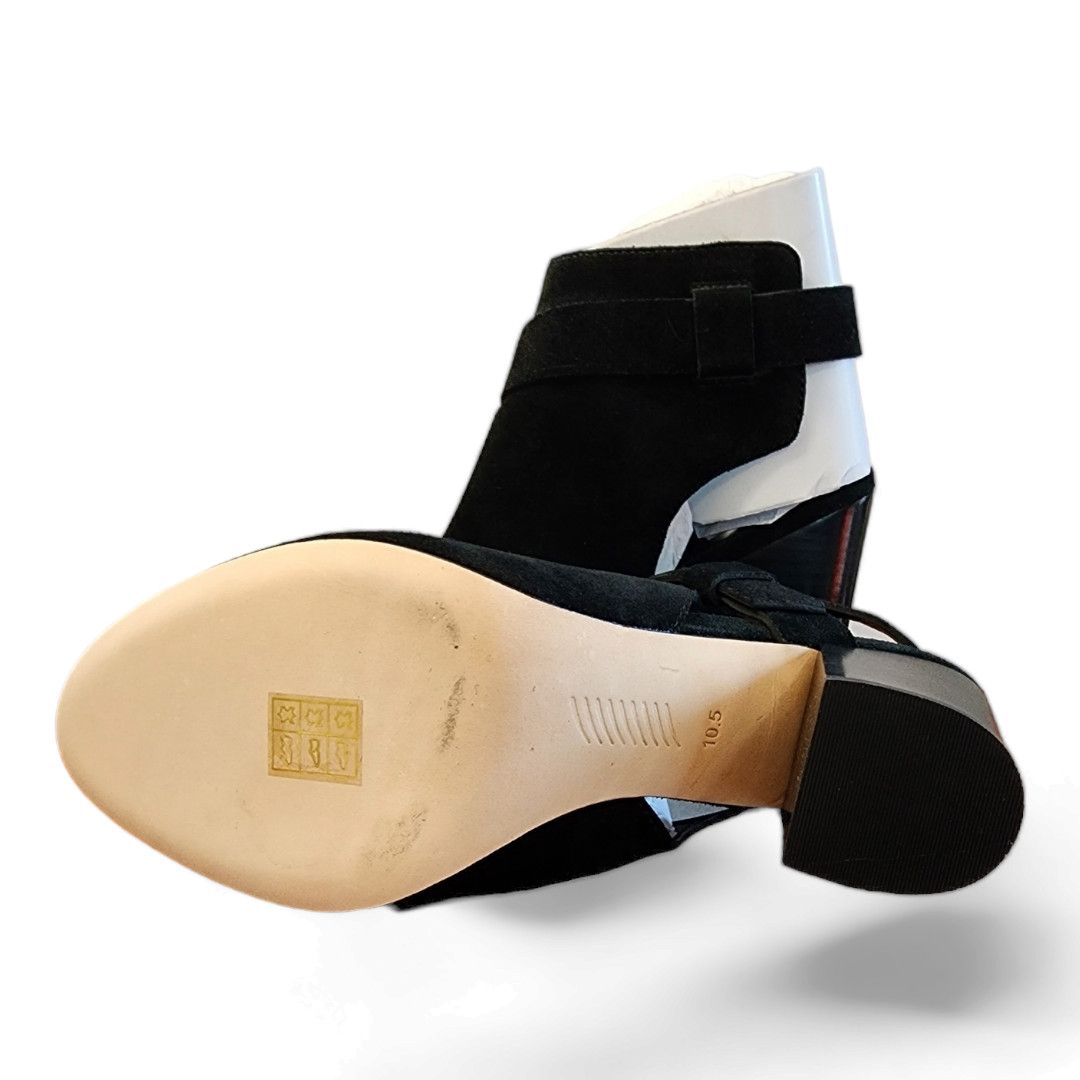 Paige Paige Mimi Black Suede Block Heel Bootie Women's Size 10.5 Size US 10.5 / IT 40.5 - 11 Thumbnail