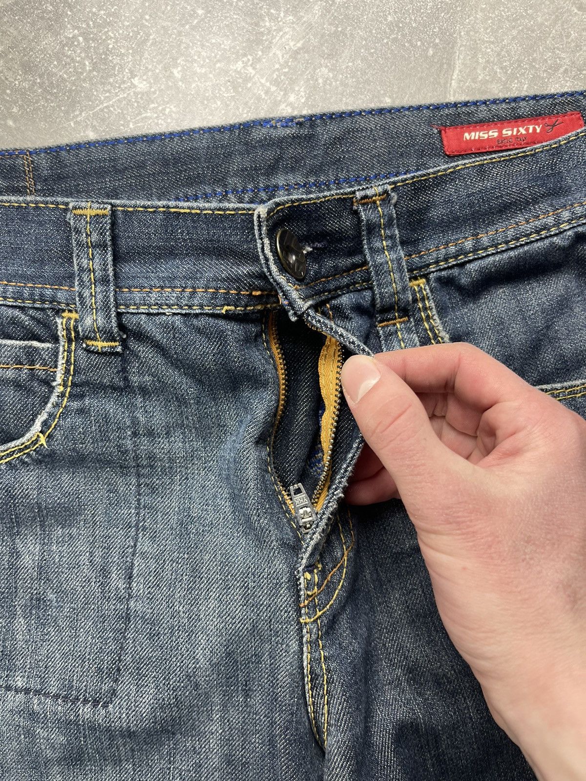 Other Miss Sixty Zuma Vintage Denim Jeans Blue Size 31 Size 31" - 10 Thumbnail