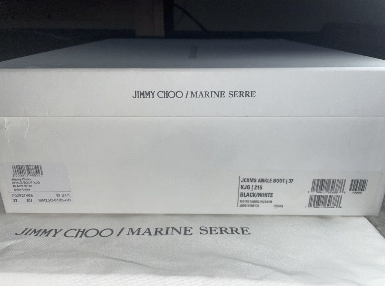 Jimmy Choo × Marine Serre Jimmy Choo x Marine Serre Ankle Boots Size US 7 / IT 37 - 4 Thumbnail