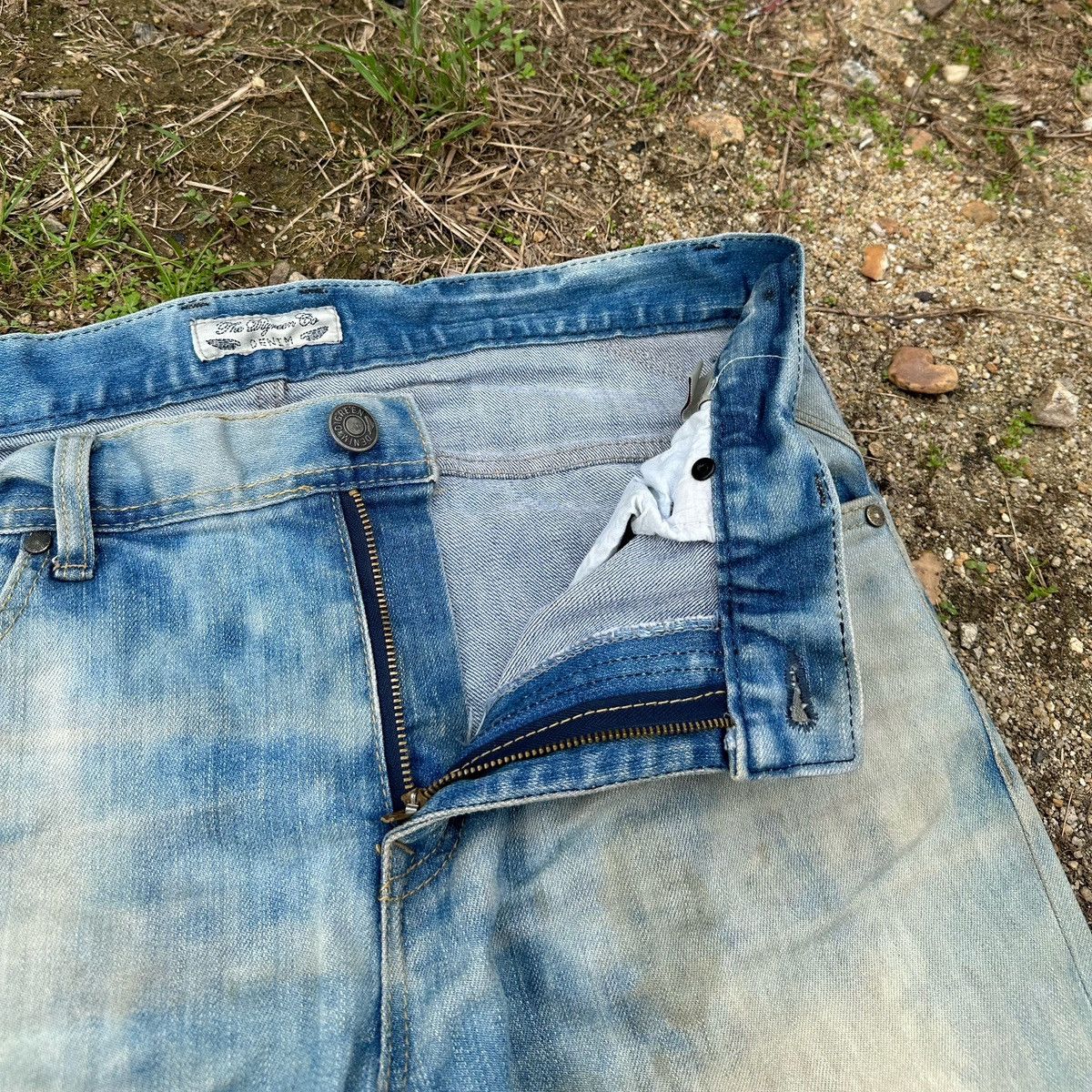 Japanese Brand The digreen.co tye dye stright cut Jeans Size US 33 - 4 Thumbnail