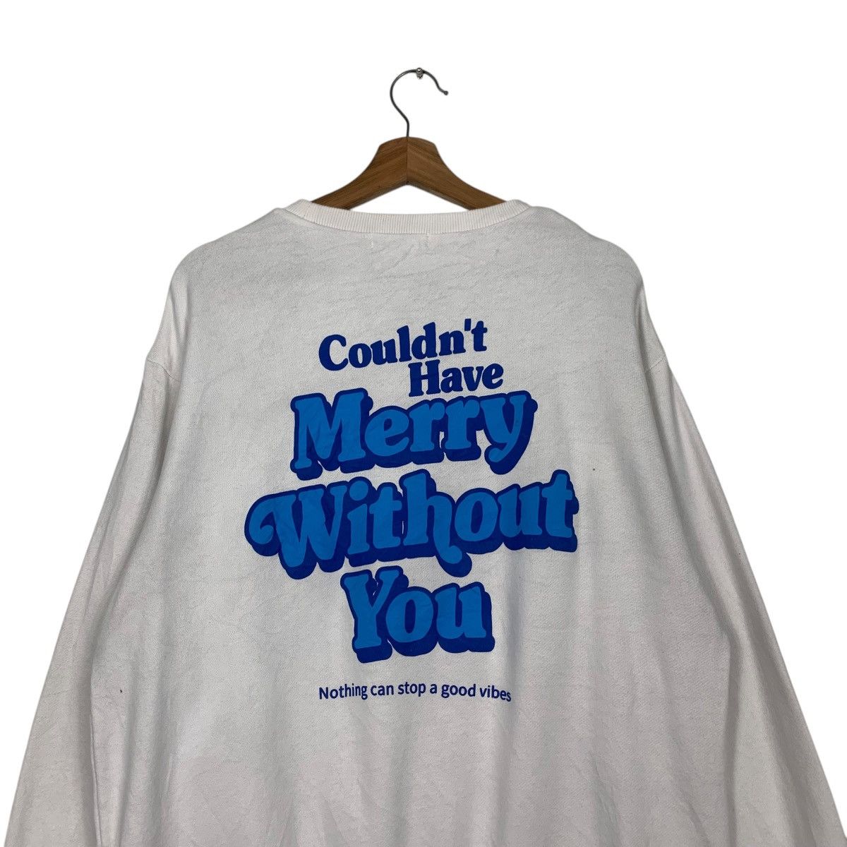 Japanese Brand WEGO Words Crewneck Sweatshirt #2418-C108 Size US M / EU 48-50 / 2 - 2 Thumbnail