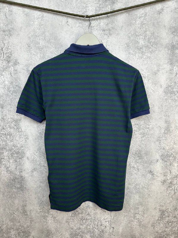 Polo Ralph Lauren Polo Ralph Lauren Polo Shirt Striped SS Green/Navy Slim Fit Size US S / EU 44-46 / 1 - 2 Thumbnail