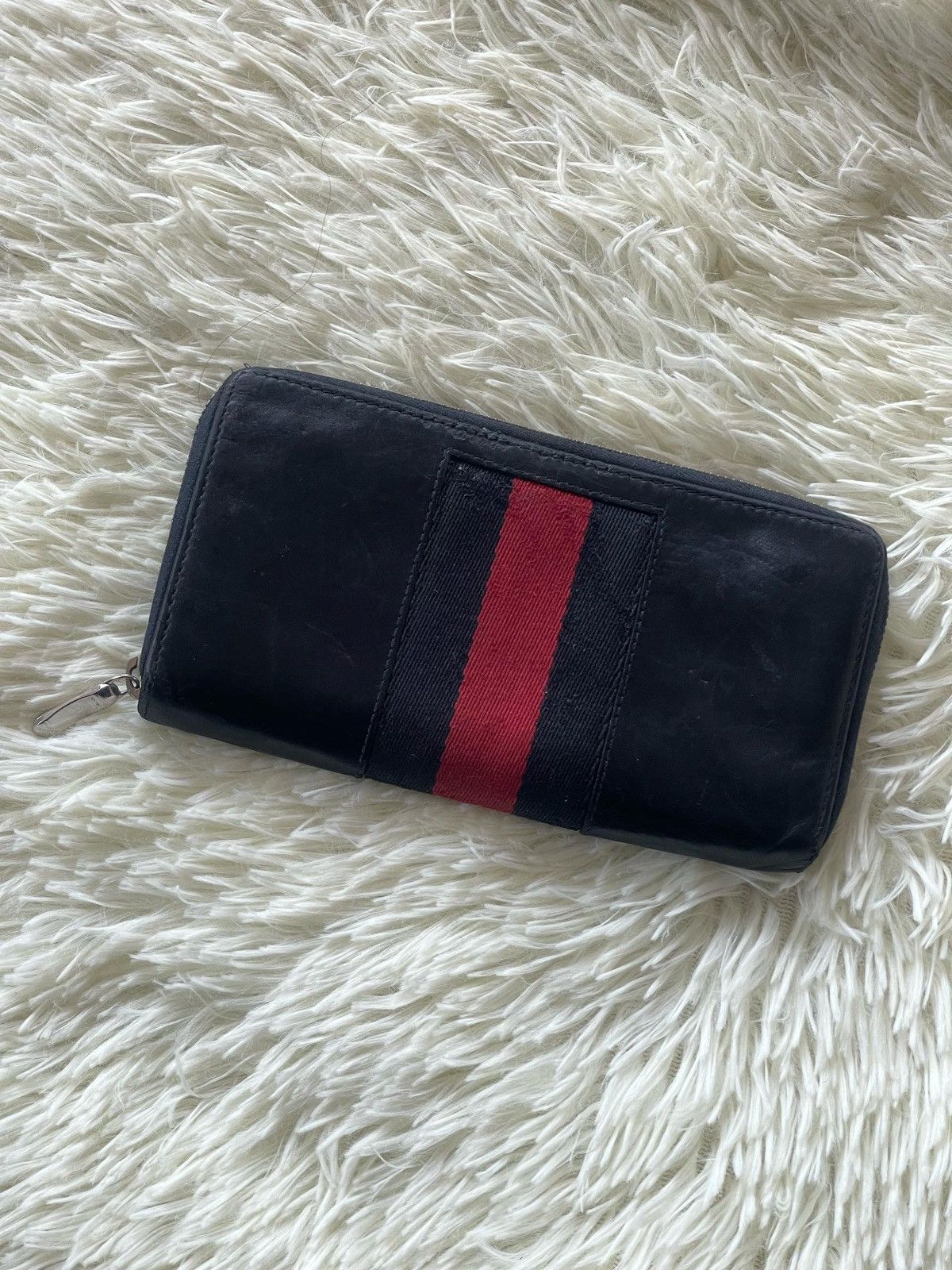 Designer × Gucci × Vintage Gucci Sherry Line Zipper Wallet Size ONE SIZE - 2 Thumbnail