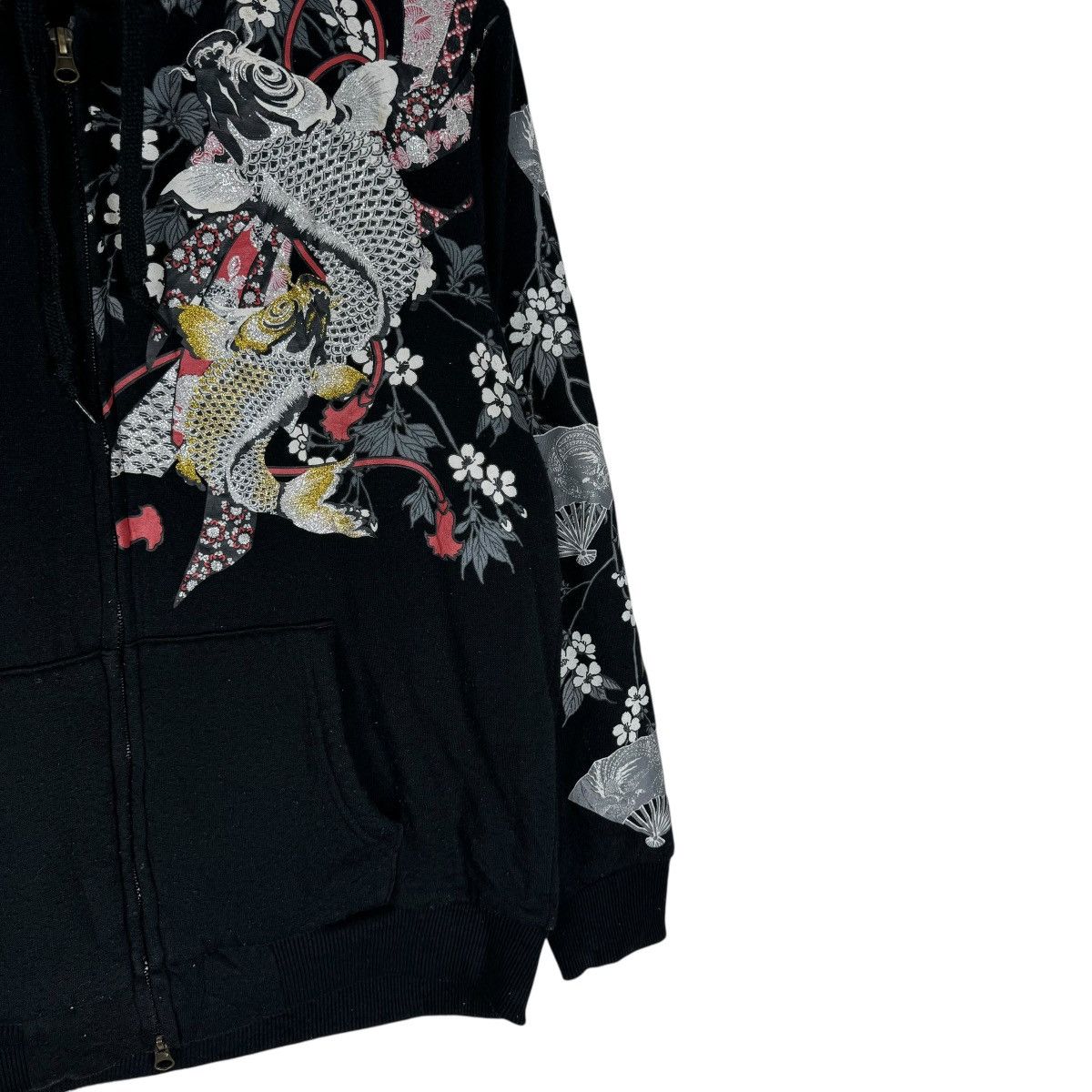 Japanese Brand ❄️SUKAJAN KOI FISH HOODIE SWEATSHIRT Size US L / EU 52-54 / 3 - 7 Thumbnail