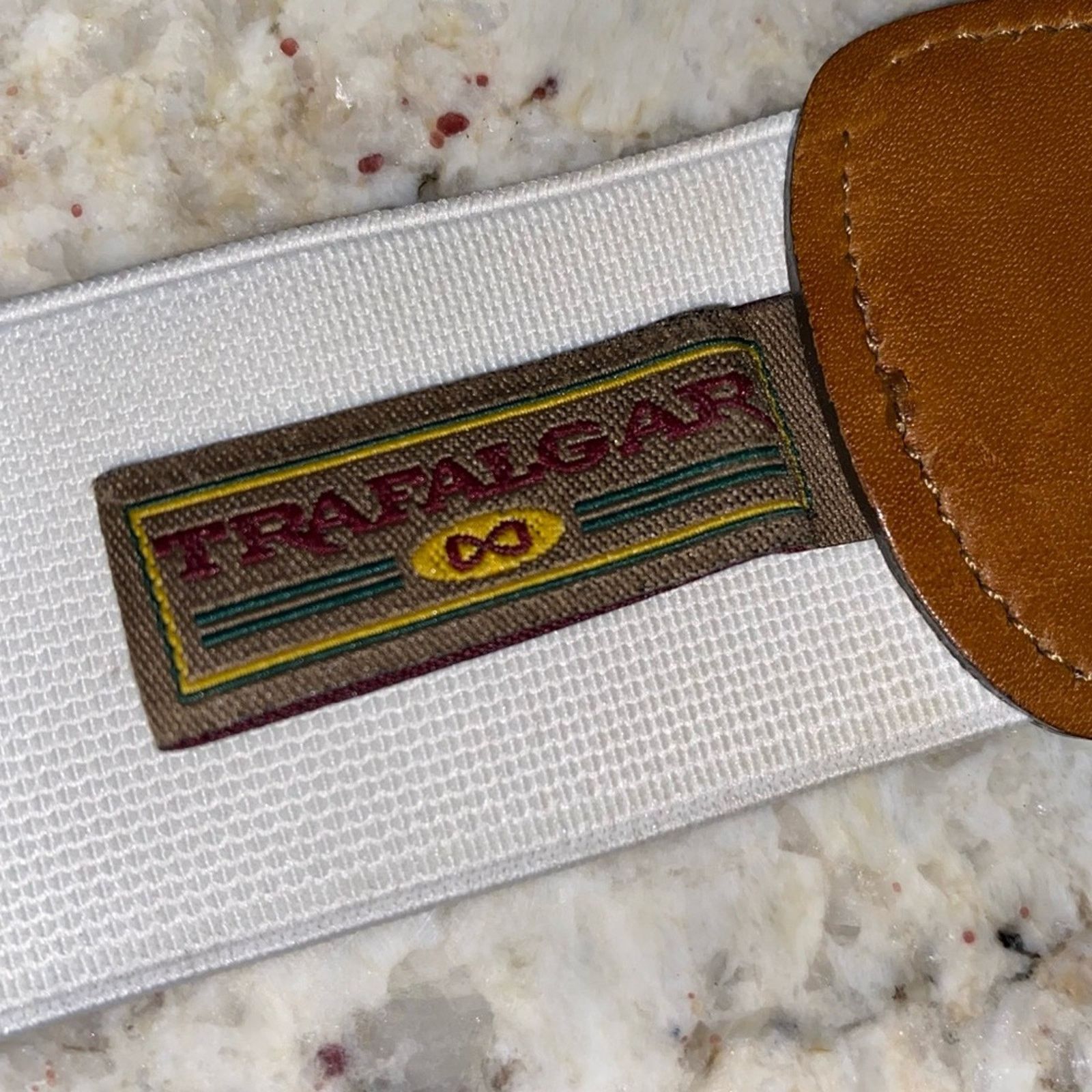 Trafalgar Trafalgar $99 Striped Non Stretch Ribbon Button Braces Size ONE SIZE - 10 Thumbnail