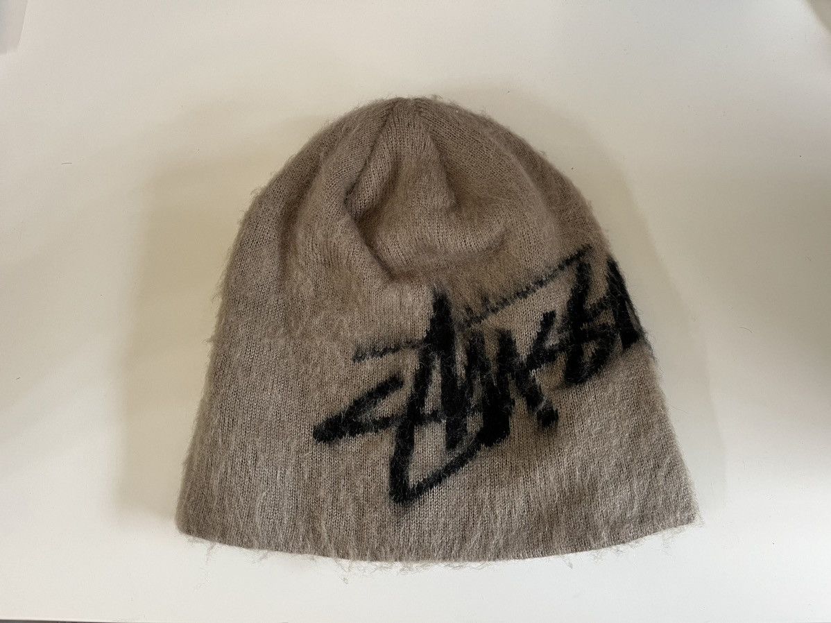 image of Stussy Brushed Out Stock Skullcap In Sand, Men's