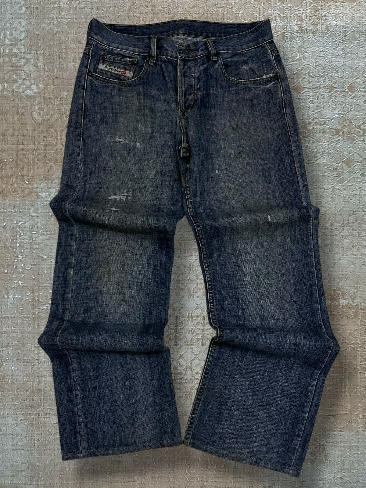 Vintage 1990s Designer Diesel Industry Distressed Denim