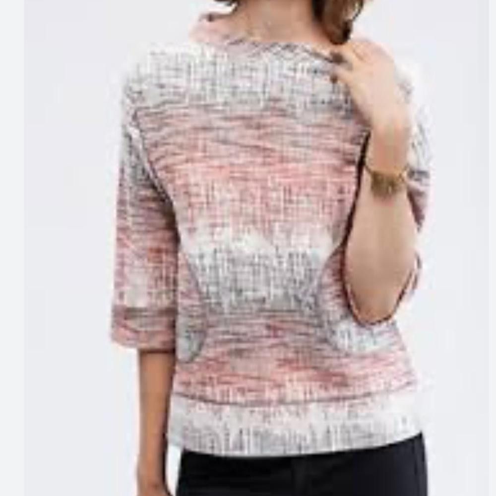 Designer Anthropologie l Postmark Woven Sweatshirt XS Size XS / US 0-2 / IT 36-38 - 9 Thumbnail