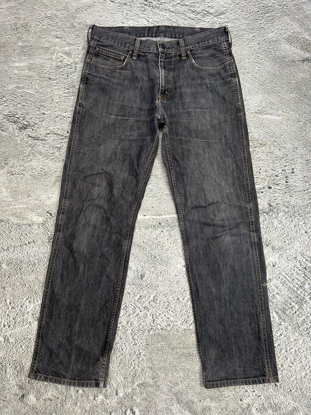 Carhartt × Vintage Carhartt jeans Western pant workwear vintage pants dark grey Size US 32 / EU 48 - 5 Thumbnail