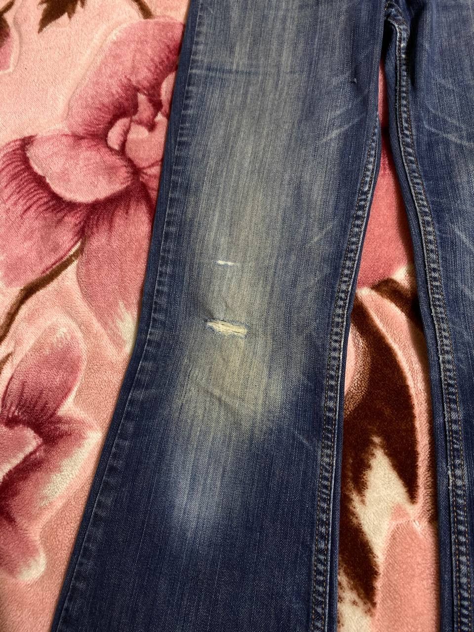 Levi's × Vintage Vintage Levis 629 Flared Faded Blue Jeans Distressed Size US 26 / EU 42 - 15 Thumbnail